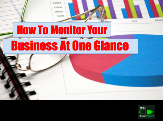 How to monitor your business at one glance