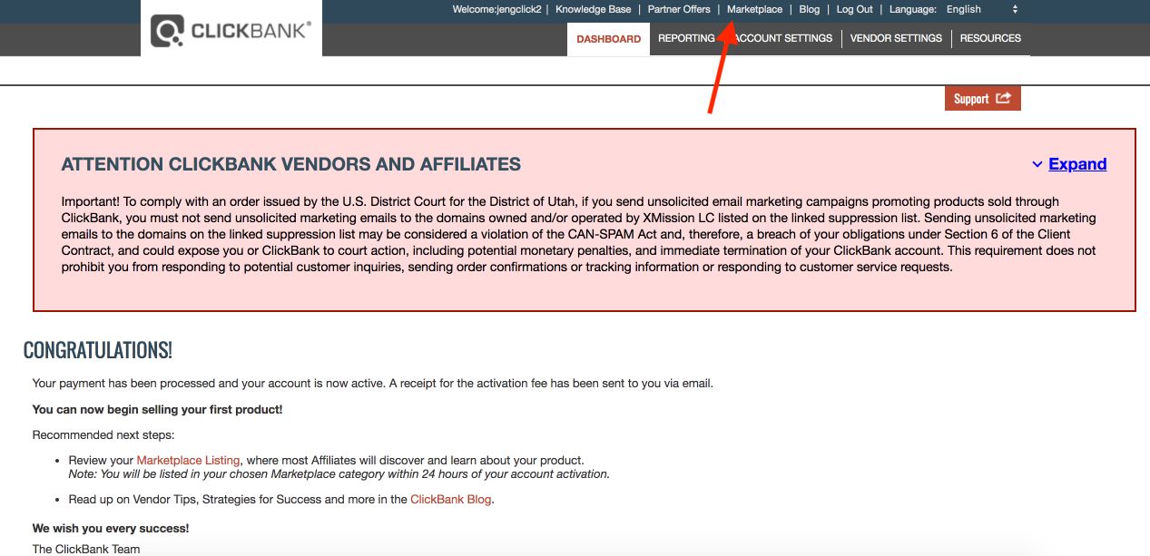 clickbank marketplace