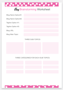 blog template