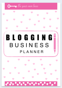 blogging startup business planner
